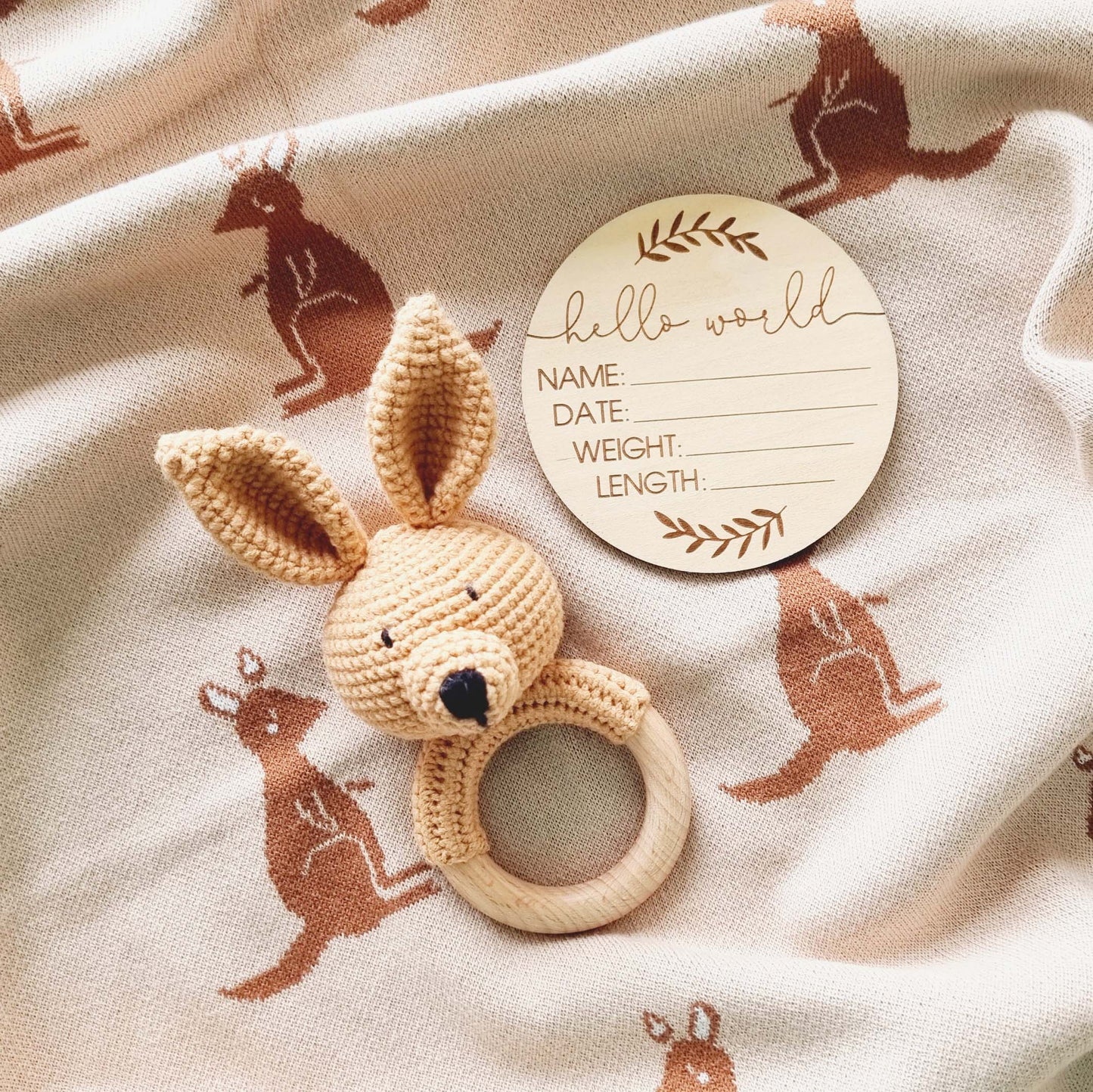Kangaroo Blanket set
