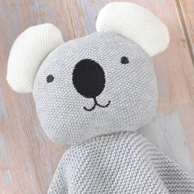 Knitted Koala Comforter