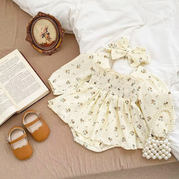 Girl dress - Romper long sleeves