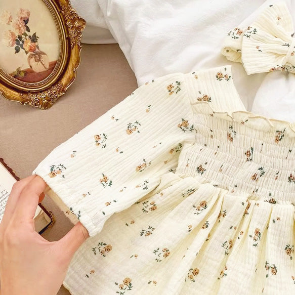 Girl dress - Romper long sleeves