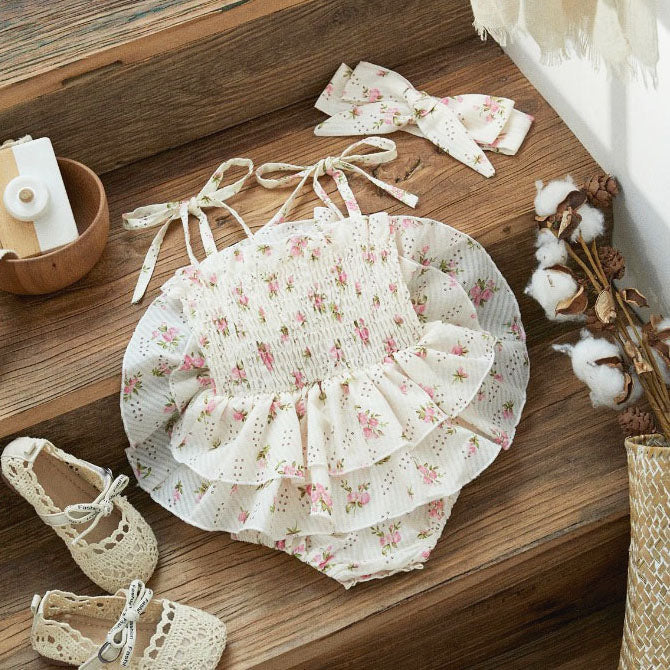 Vintage Boho Floral - Romper