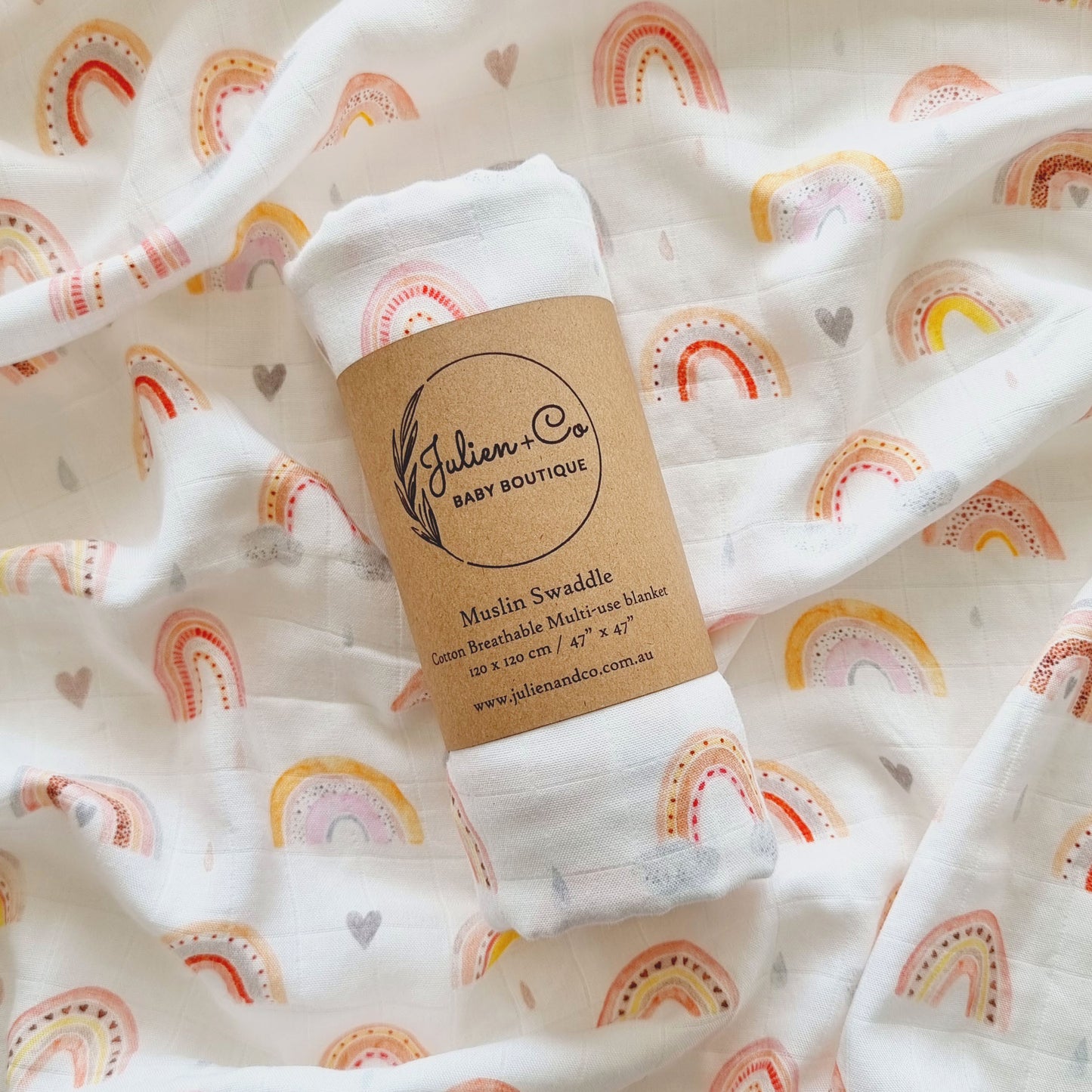 Rainbow - Muslin Swaddle