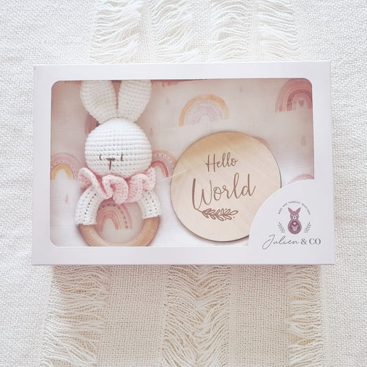 Pink Bunny gift Set