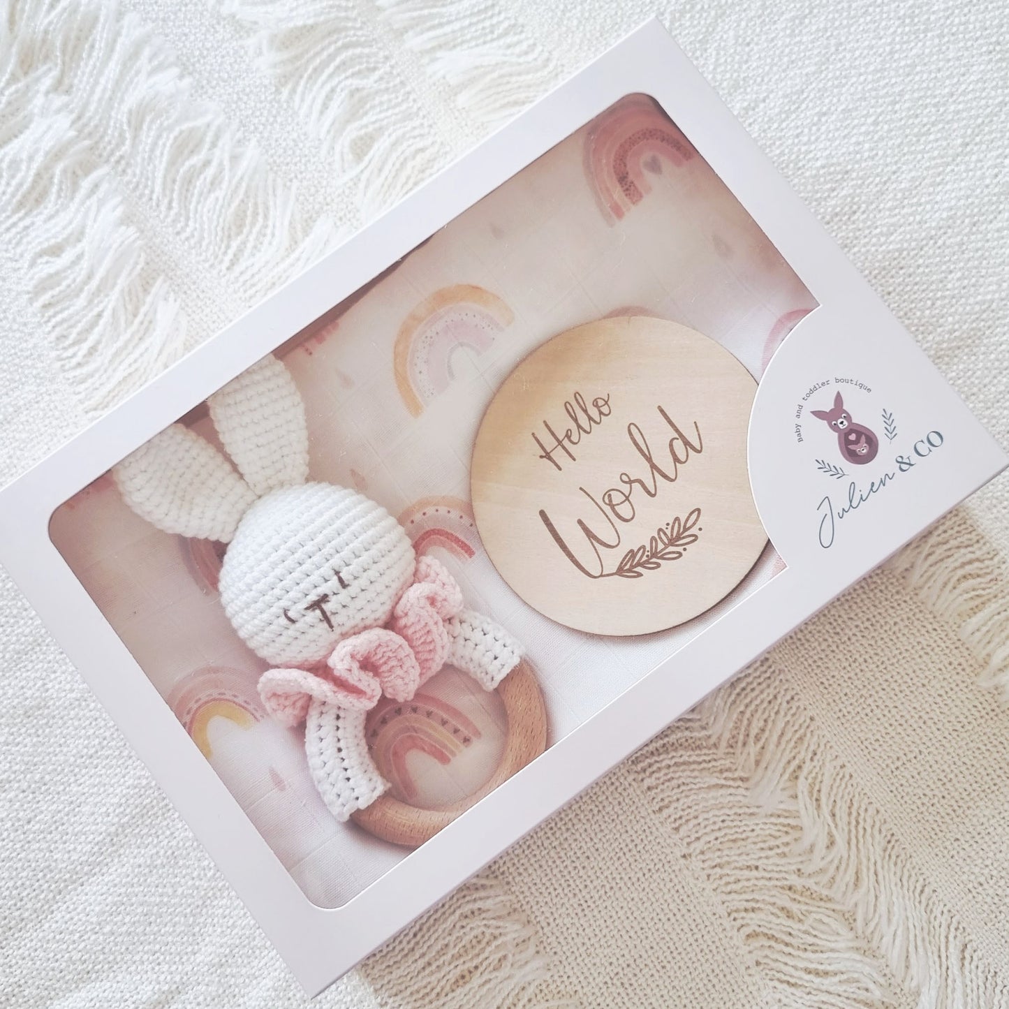 Pink Bunny gift Set