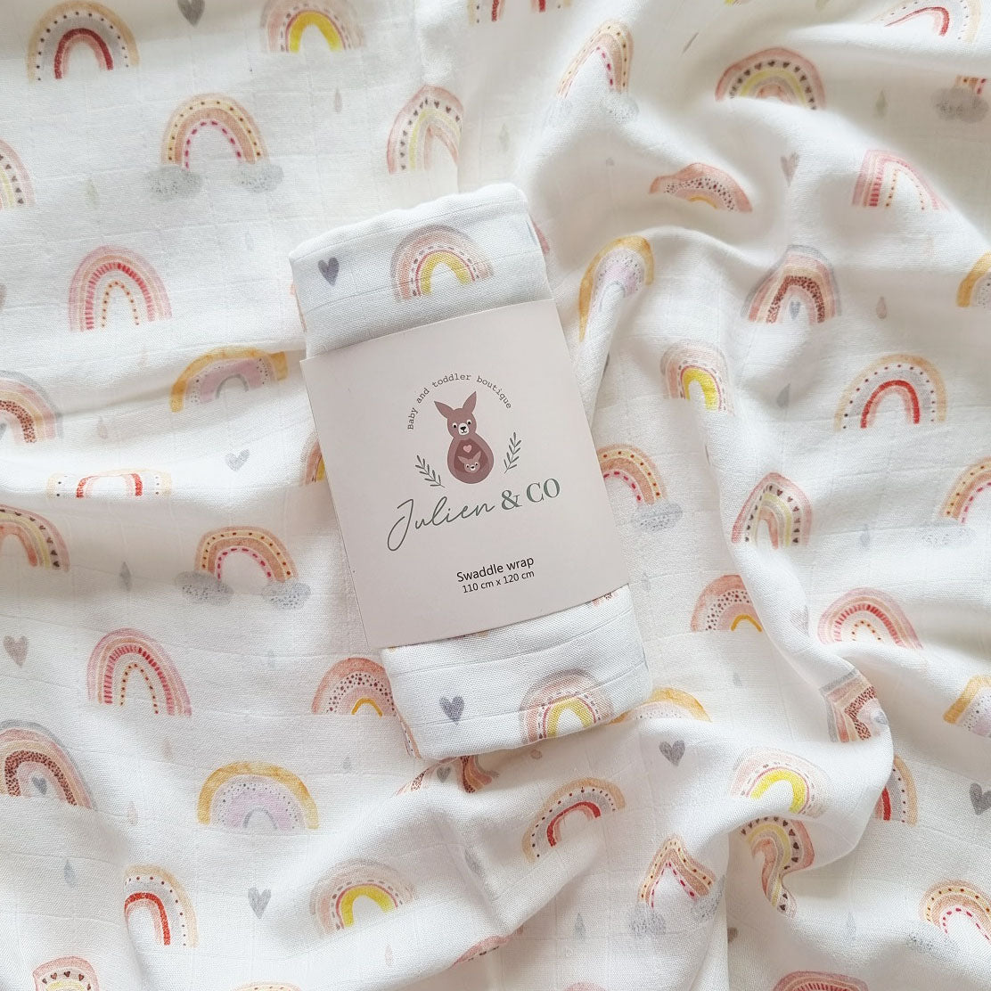 Rainbow - Muslin Swaddle