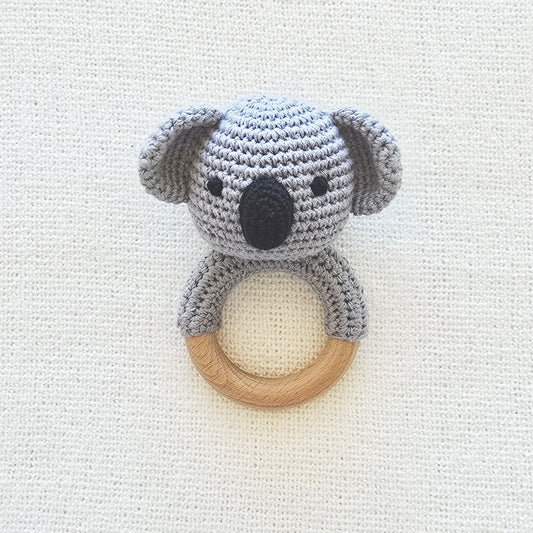 Handmade Koala rattle
