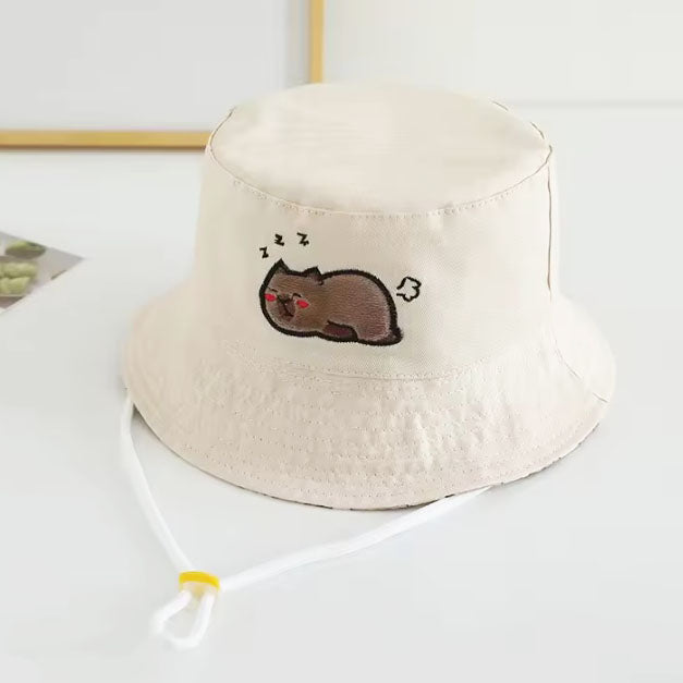 Reversible Bucket Hat - Cartoon Animals