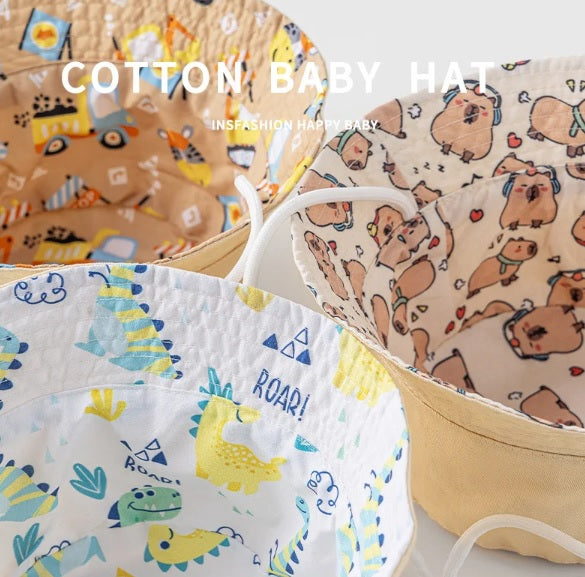 Reversible Bucket Hat - Cartoon Animals