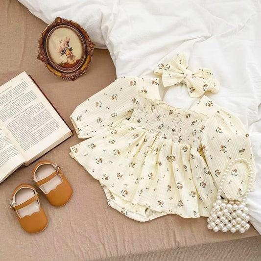 Girl dressy - Romper long sleeves
