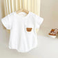 Romper Solid Color Bear