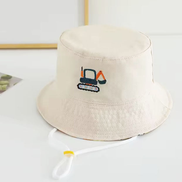Reversible Bucket Hat - Cartoon Animals